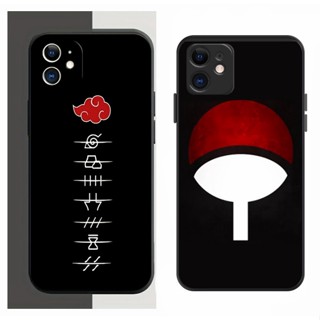 Caixa Para IPhone 14 13 12 11 Pro Max XS XR 5 5S SE 6 6S 7 8 Mais 12 Mini Estojo Anime Macio NARUTO Itachi Ultra Fino À Prova De Choque TPU Preto