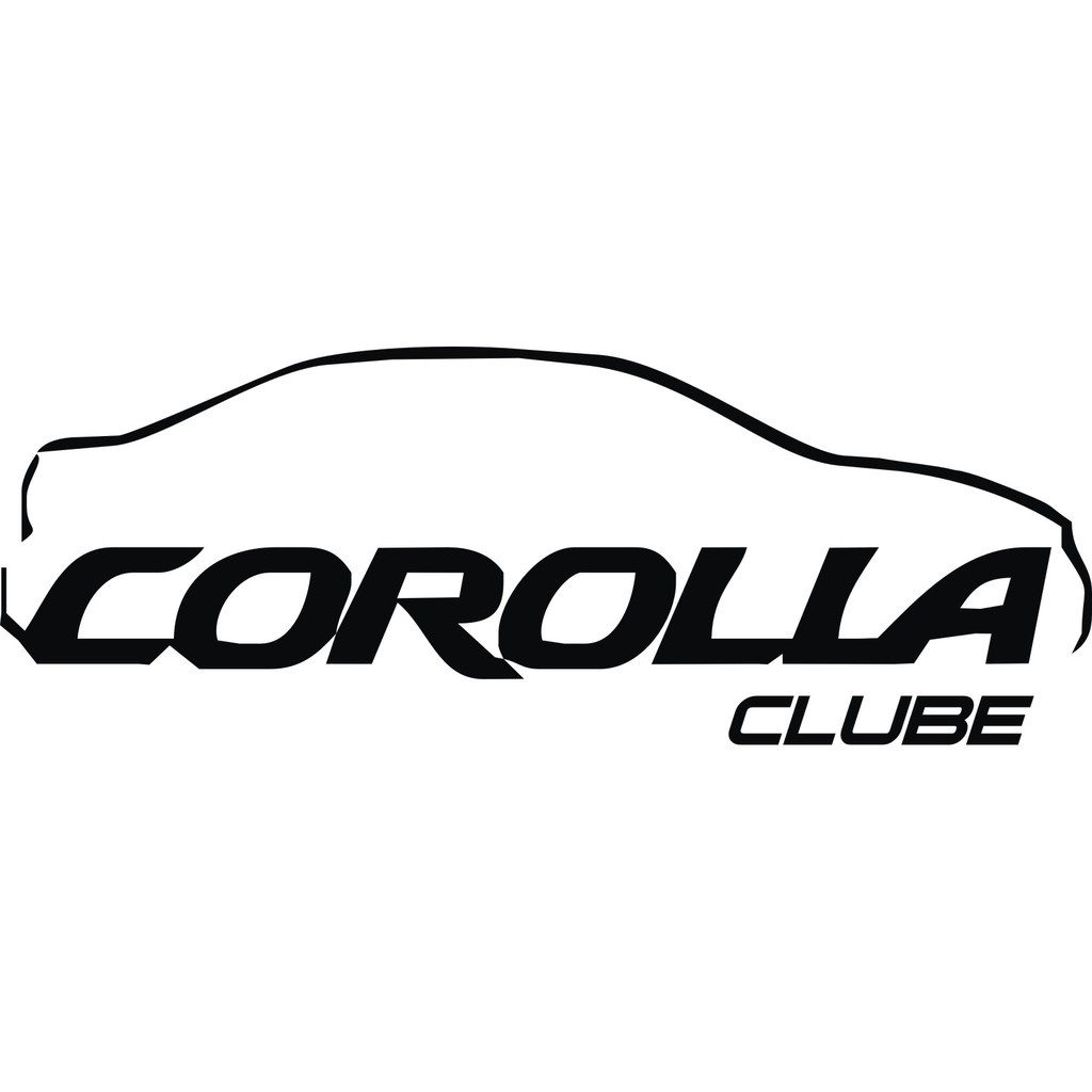 Adesivo Corolla Clube - 13x5cm em Oferta na Shopee