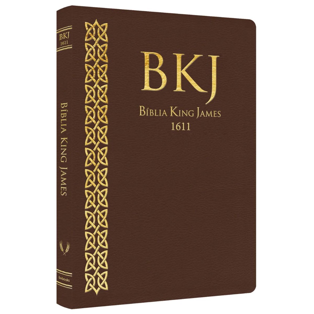 Bíblia Sagrada King James 1611 Fiel | Slim | Capa Luxo Marrom