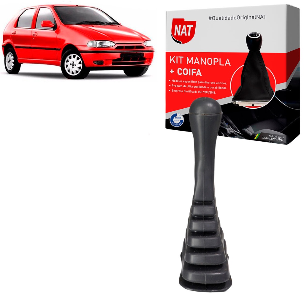 Manopla + Coifa Fiat Palio 1996 Até 2000 em Oferta na Shopee