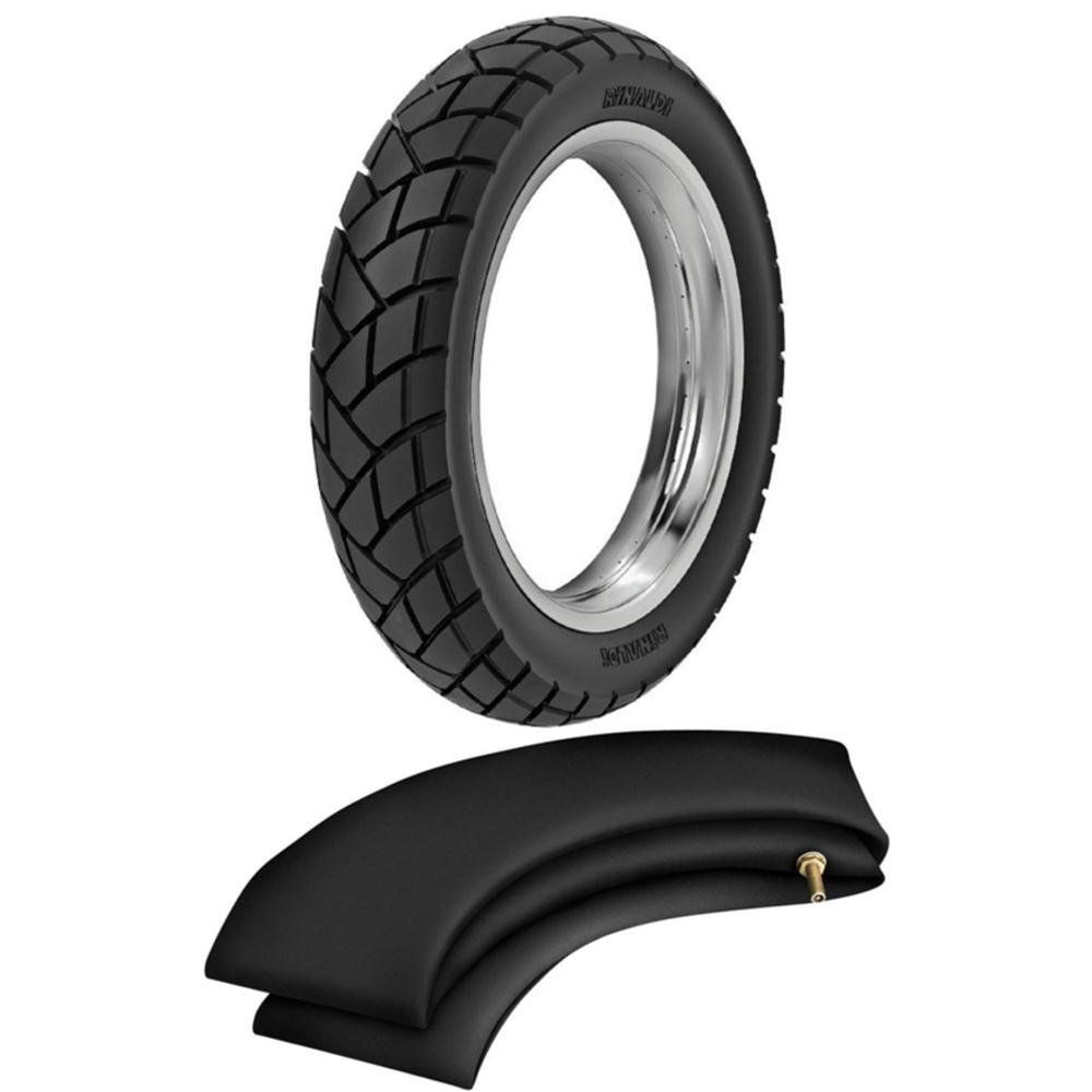 Kit Pneu Xre 300 Xr 250 Tornado Lander 250 120/80-18 R34 Rinaldi + Camara