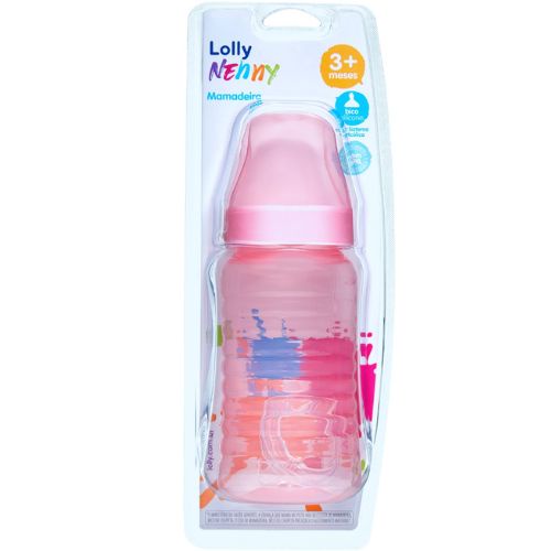 Mamadeira Big Clean 340ml Ortodôntica Rosa - Lolly em Oferta na Shopee