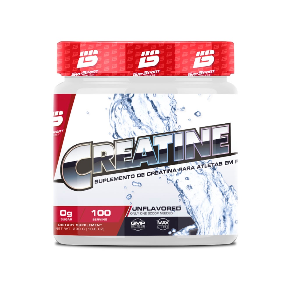 Imagem Creatina Max Hardcore 300g - Bio Sports USA
