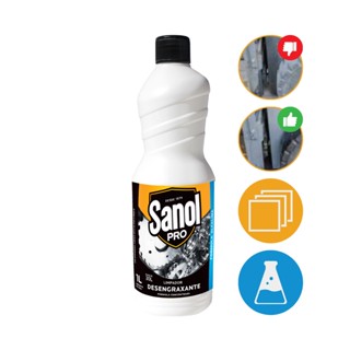 Limpador Remove Gorduras Laxas Desengraxante Sanol Pro 1Lt