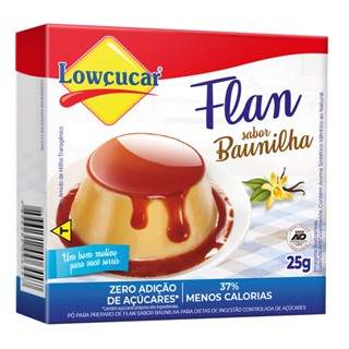 Flan Lowçucar Sabor Baunilha 25G