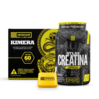 Kit Kimera Thermo + Atlas Creatina 60 Caps + Porta Cápsula - Iridium Labs
