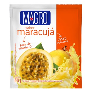 Refresco Magro Sabor Maracuja Zero Açucares 8G