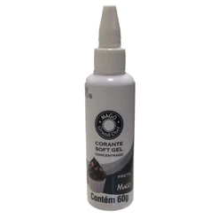 Corante SoftGel Preto 60g Mago