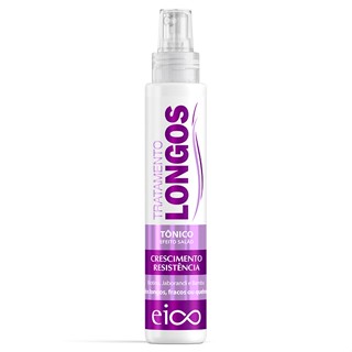 Eico Tônico Fortificante Fortalecedor Antiqueda Crescimento Fortalecimento Tratamento Cabelos Longos 120ml Vegano Sem Sal