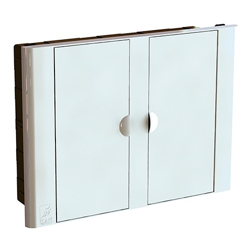 Centrinho TAF PVC 12/16 Disjuntores Branco Embutir | TAF