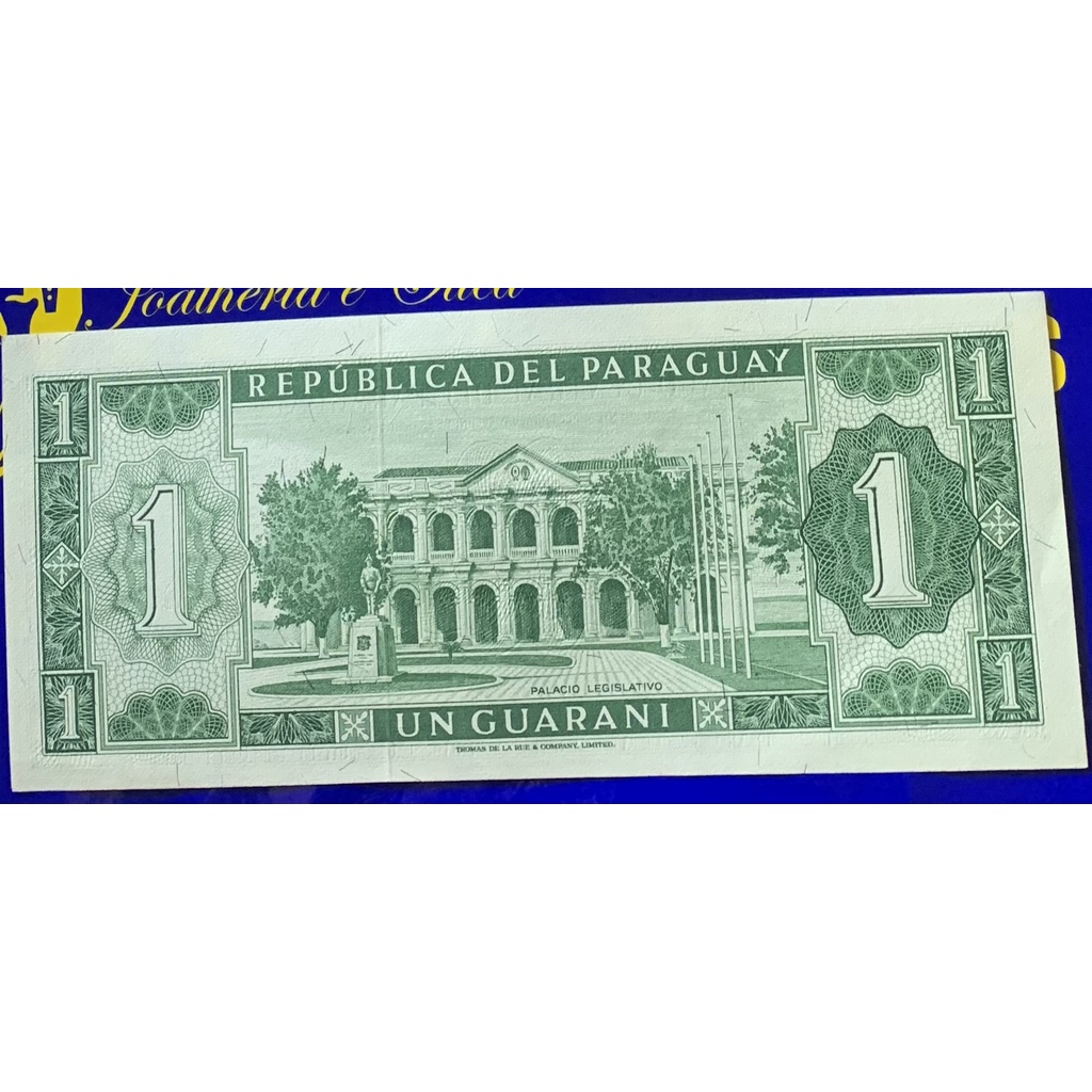 Cédula Un Guarani Banco Central Del Paraguay Antiga Coleção e Nova