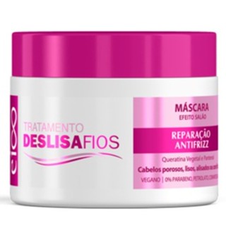 Eico Máscara Creme Hidratação Tratamento Deslisa Fios 270g Reparação Antifrizz Brilho Intenso