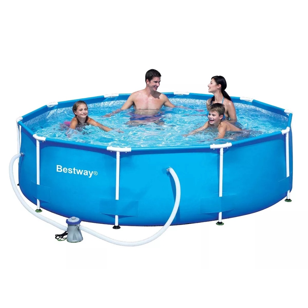 110v - Piscina Bestway 4678 L + Bomba Filtro 110v + CAPA