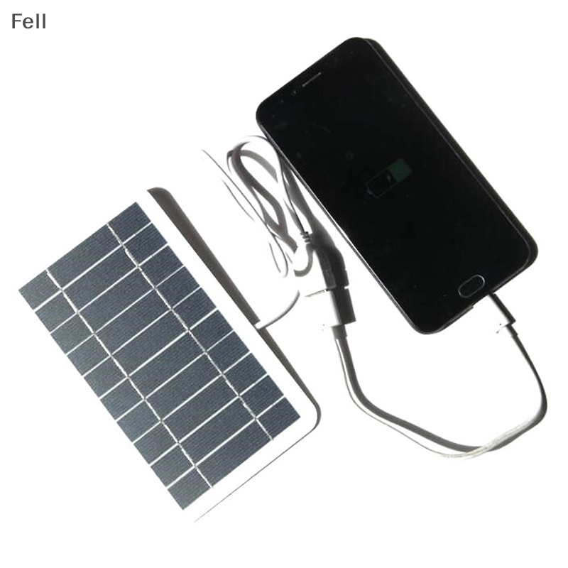 Painel Solar 2W 5V 400mA Sistema Para Carregador De Telefone Celular Saída USB COD