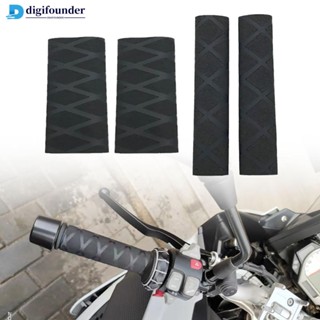 DIGIFOUNDER 1Pair Universal Rubber Motorcycle Heat Shrinkable Grip Cover Sem Escorregamento Capa Do Guidão Alavanca Protetora Da T4U2