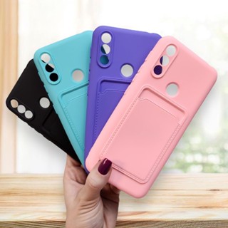 Capa Capinha Motorola Moto E7 Power Com Porta Cartão Silicone