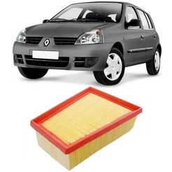 Filtro Ar Renault Clio Logan Sandero 1.6 16v 98 A 2017 Wega