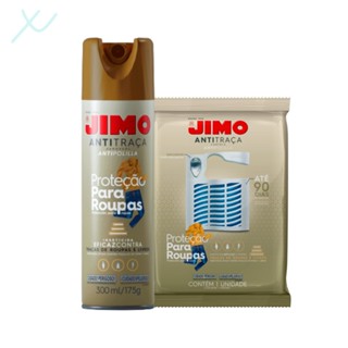 Kit 1 Jimo Anti Traça Spray + 1 Jimo Cartela Anti Traça