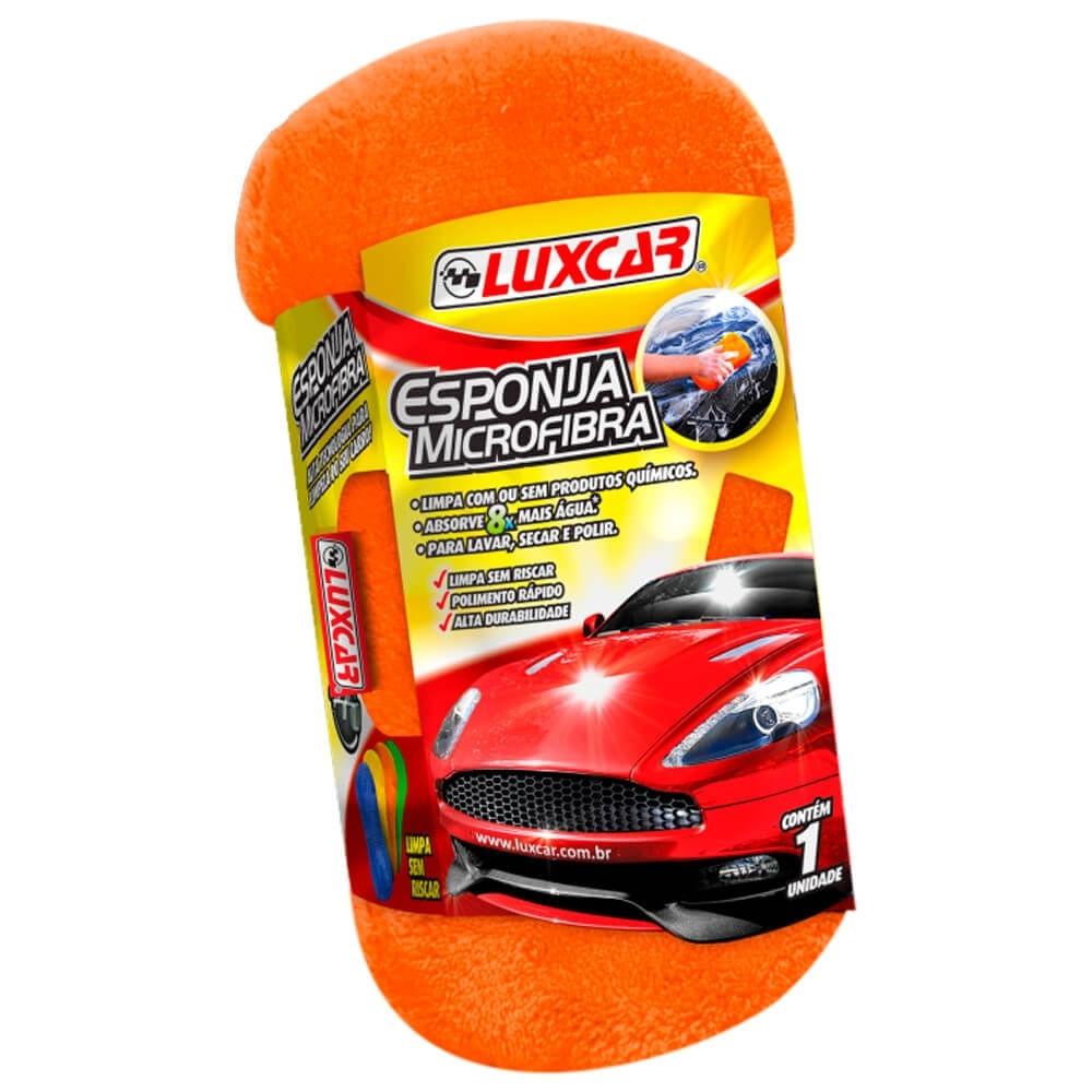 Esponja Microfibra Lava Seca Polimento Luxcar