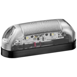 Lanterna Placa Led Cristal Para Caminhões 12V/ 24V Traseira