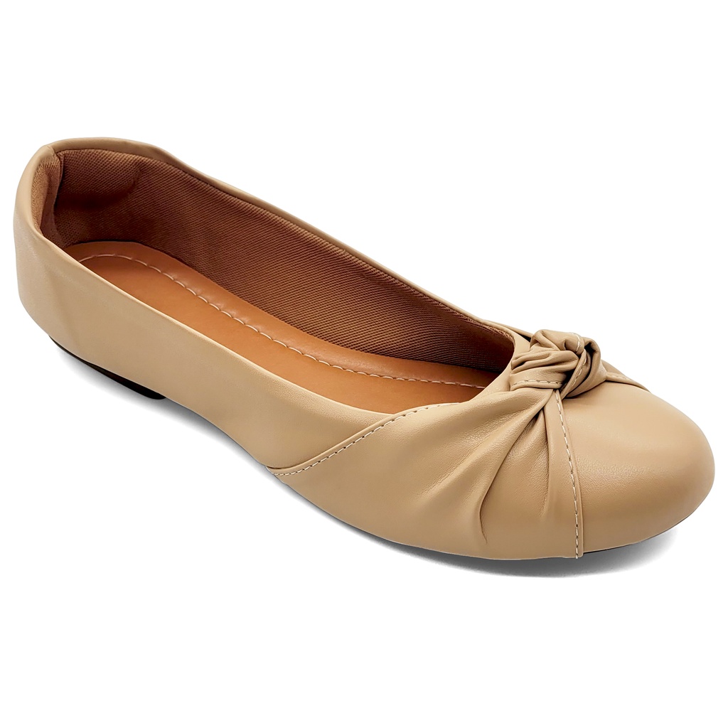 Sapatilha Rasteirinha Bico Redondo Confortável Casual Napa Nude Preta Feminino Sandália Macia Promoção