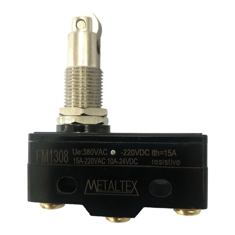 Chave Fim De Curso Miniatura Fm1308 Atuador Rolete Metaltex