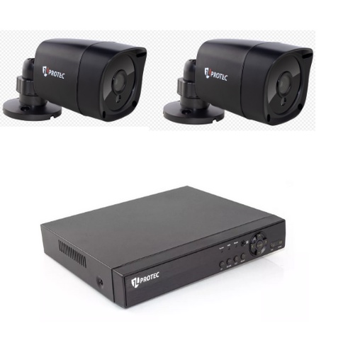 Kit DVR JL6004 com 2 Câmeras Bullet 9020 Uso Externo