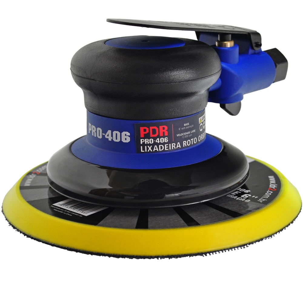 Lixadeira Pneumática Roto Orbital Base 6 Pol. 0.5Hp Oficina PDR - Home & Living
