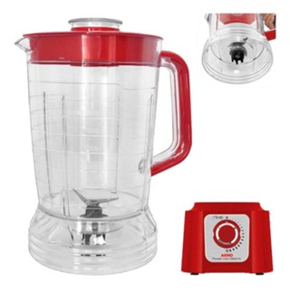 Copo De Liquidificador Arno Power Max 1000w Cristal Vermelho