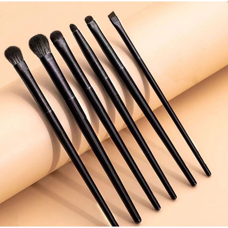 6pcs Pincéis De Maquiagem Conjunto De Eye Shadow Power Blush Beleza Cosméticos Suaves Ultra Soft Brushes