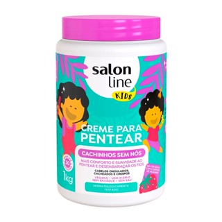 Creme De Pentear Infantil Salon Line Kids Sem Nós 1kg