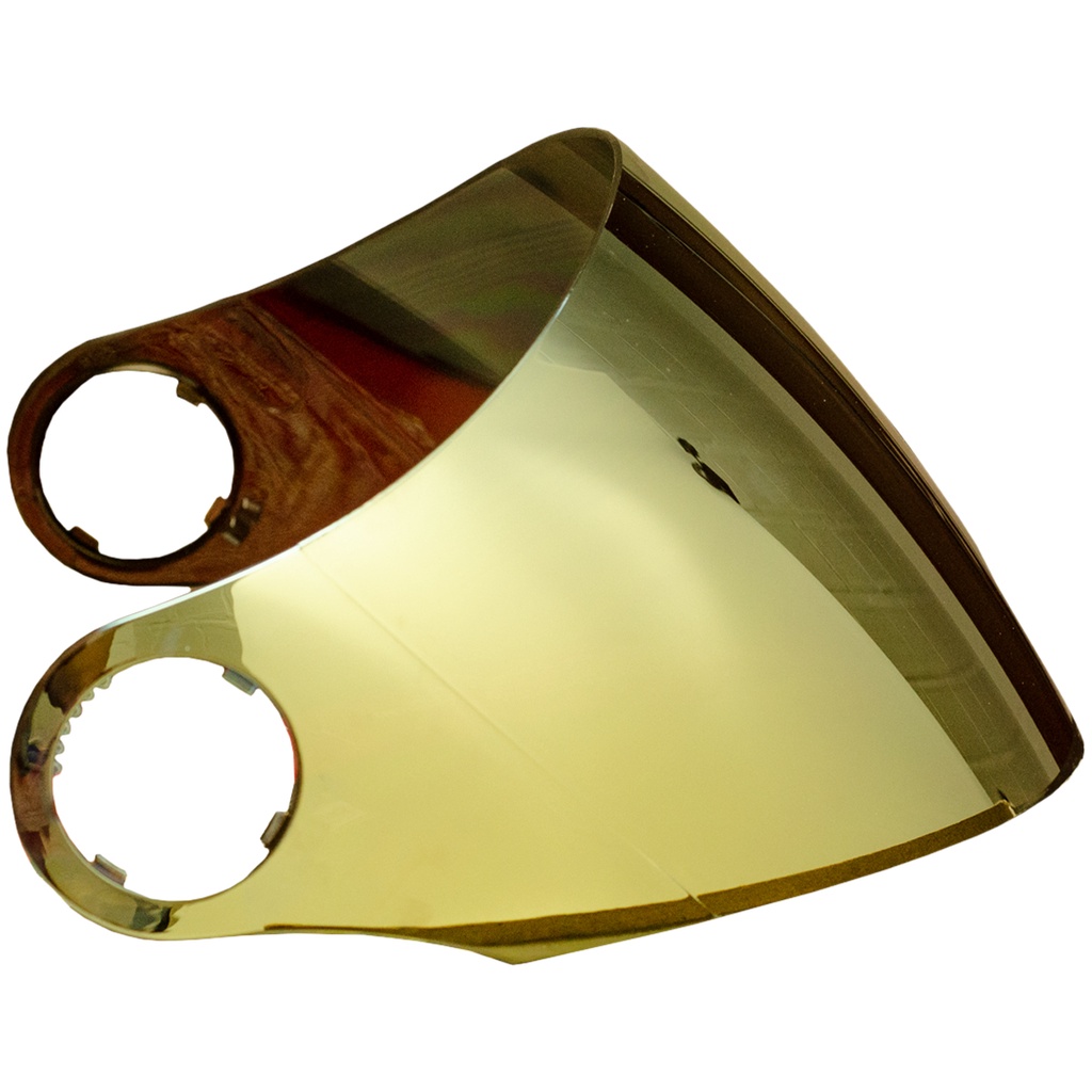 Viseira De Capacete Aberto Blade Dourado Moto em Oferta na Shopee