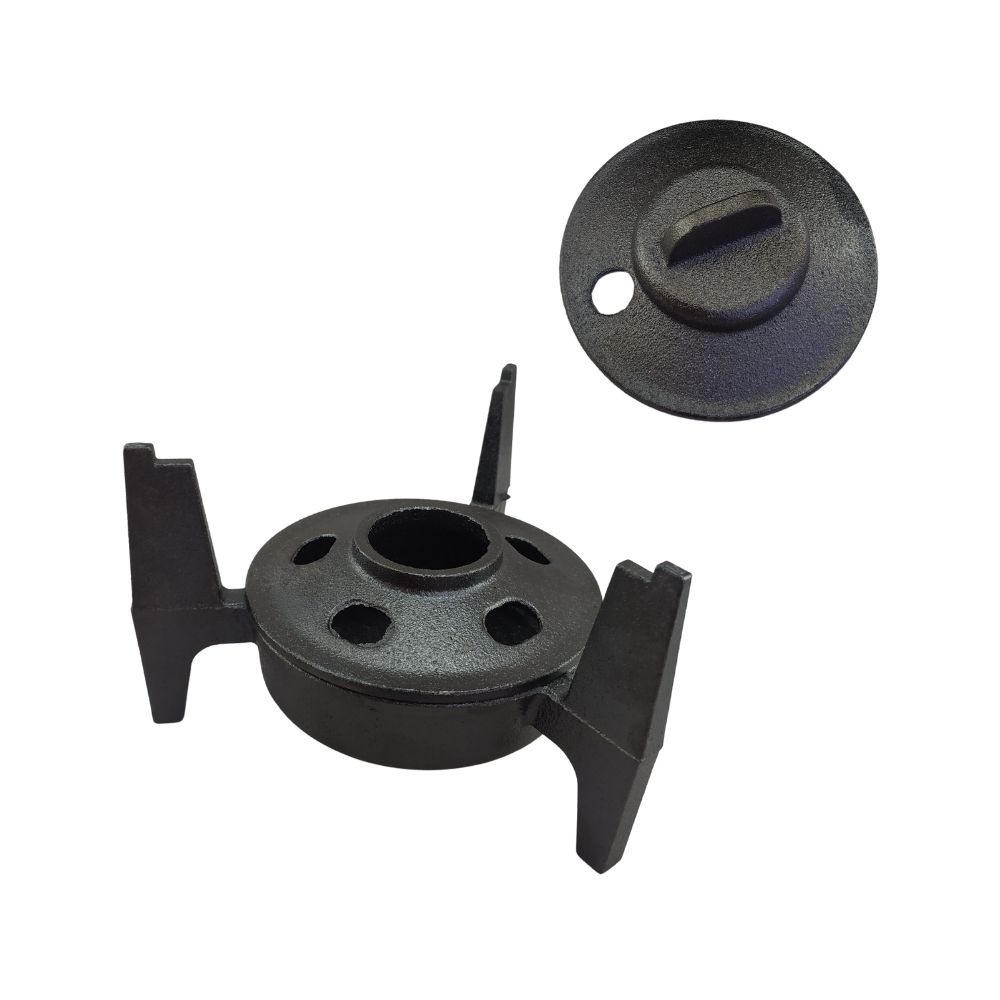 Fogareiro a Álcool Portátil Ferro Fundido para Camping Pesca 4797