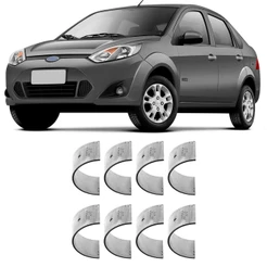 Bronzina Casquilho Biela 0.50 Ford Courier Fiesta Focus 96 a 2014 Metal Leve SBB538