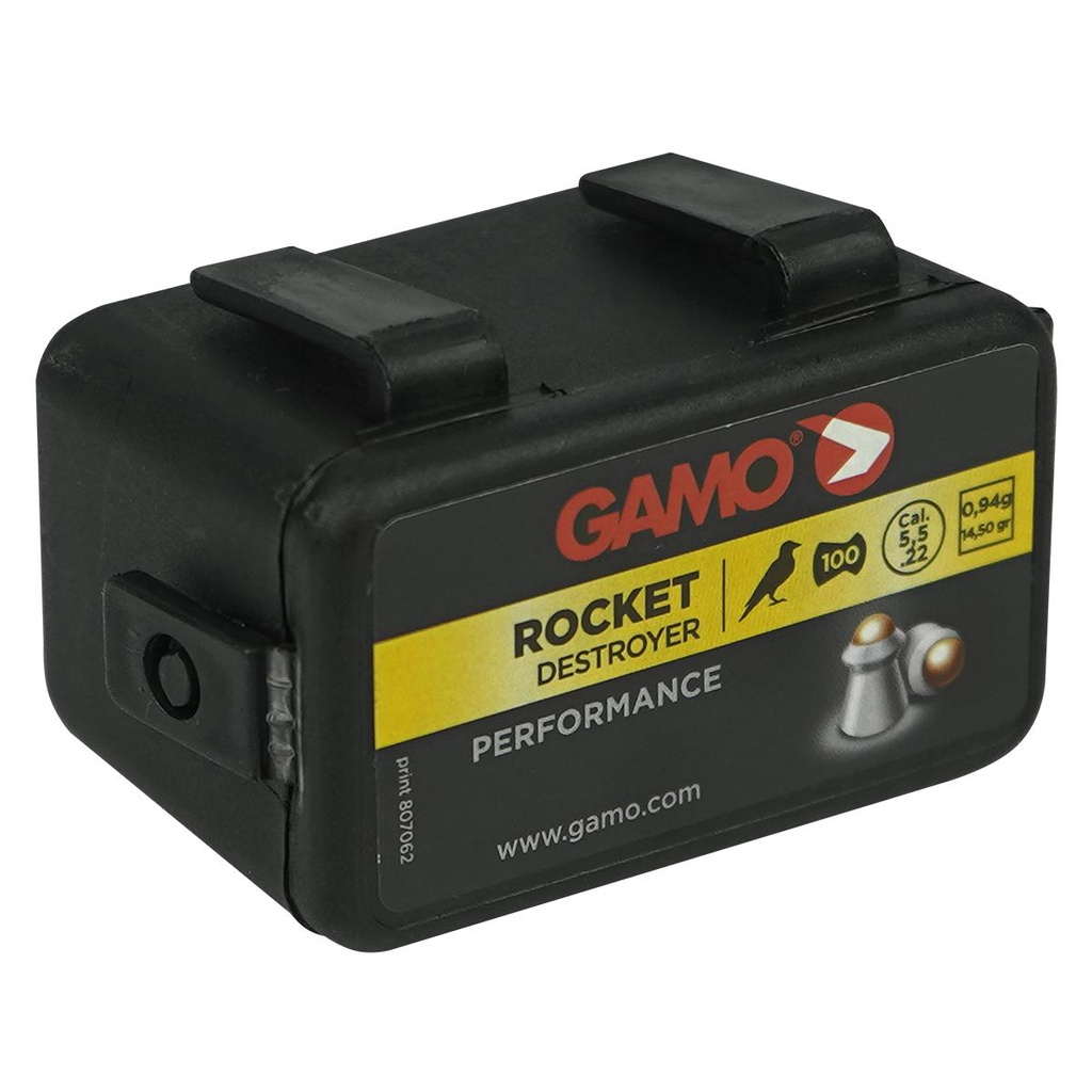 Chumbinho 5.5mm Gamo Rocket Destroyer Lata Com 100un. em Oferta na Shopee