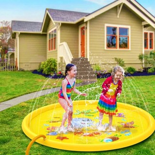 100/170cm Tapete De Jato De Água Insuflável Para Crianças Jogos De Praia Brinquedos Ao Ar Livre Piscina Infantil Verão