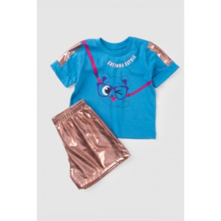 Conjunto Feminino Infantil Verão Sophie Azul