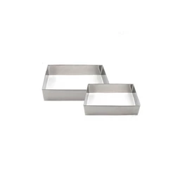 Kit Cortador Inox Retangular - Ref. C5458 - 01 unidade - Confeitudo -