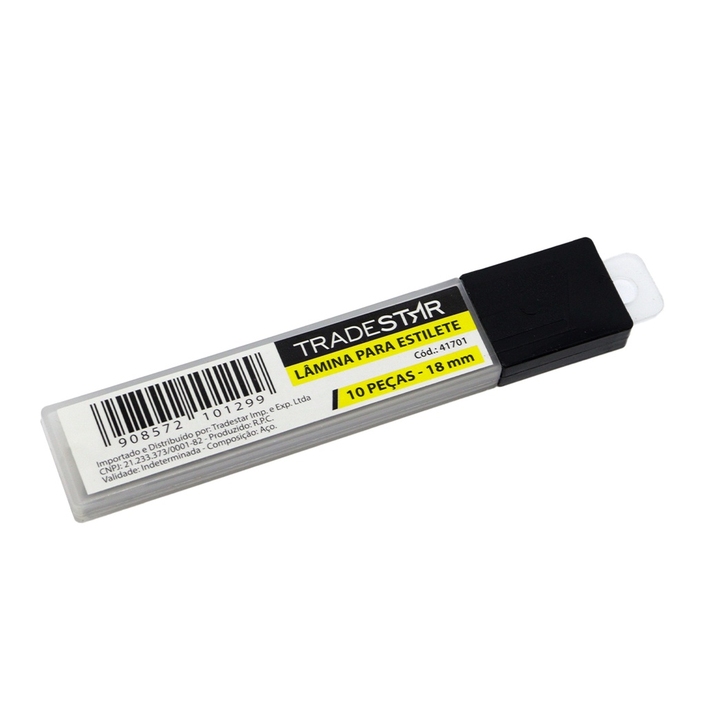 Jogo De Lâmina P/ Estilete Larga 18mm Com 10 Peças em Oferta na Shopee