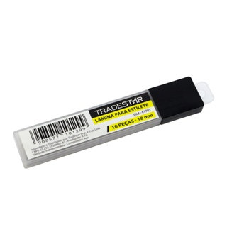 Jogo De Lâmina P/ Estilete Larga 18mm Com 10 Peças em Oferta na Shopee