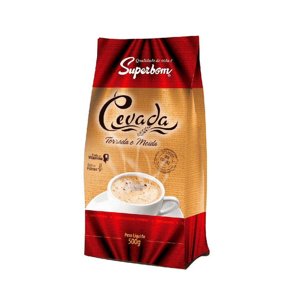 Café Cevada Torrada E Moída Superbom Pacote 500g em Oferta na Shopee