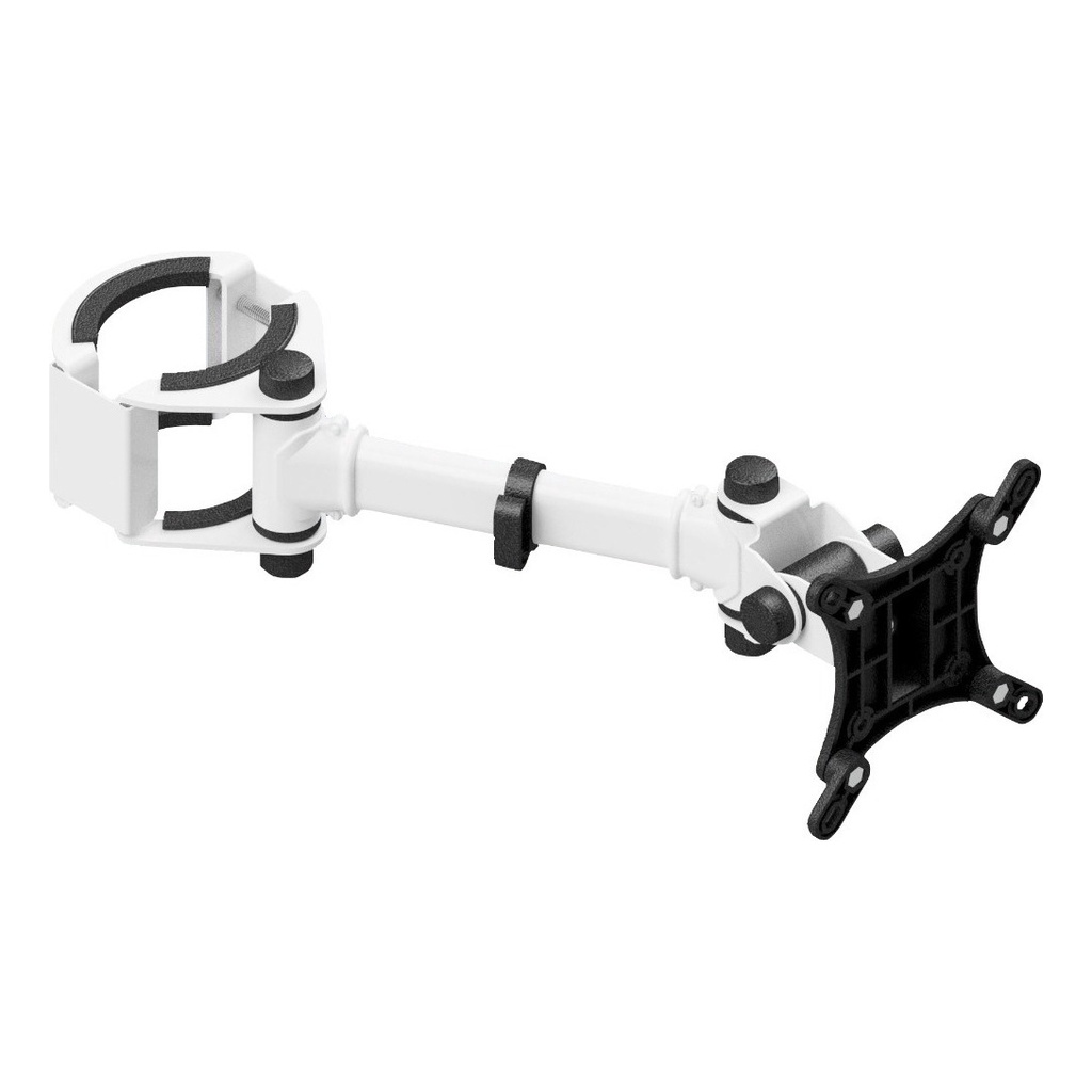 SUPORTE PARA MONITOR/TV 10 A 32 POLEGADAS ARTICULADO, BIARTICULADO OU TRIARTICULADO FIXAÇÃO DE PARADE OU TUBO ODONTOLÓGICO