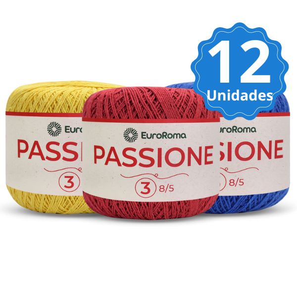 EuroRoma Passione Kit 12 Unidades Escolha as Cores em Oferta na Shopee