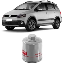 Filtro Óleo Volkswagen Spacecross 1.6 2012 A 2015 Wega