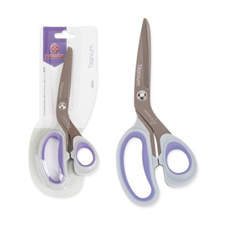 TESOURA MULTIUSO CINZA E LILAS TITANIUM MUNDIAL 560-8.1/2