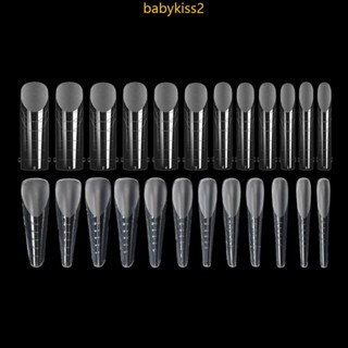 Bab Duals Nail Form Forma De Extensão De Unhas De Gel Transparente Molde Com Tampa Inteira UV