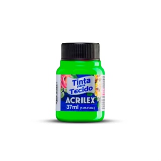 Tinta Fluorescente Para Tecido 37ml - Verde - 1 unidade - Acrilex - Rizzo em Oferta na Shopee