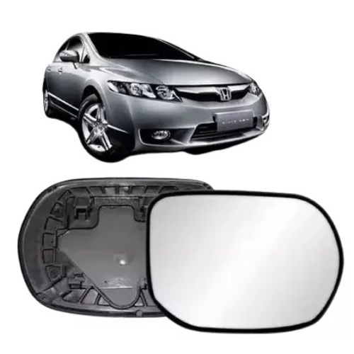 Lente Retrovisor New Civic 2007 2008 2009 2010 2011 Direito