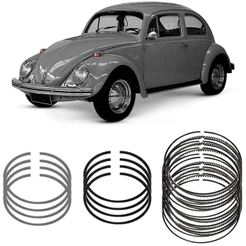 Jogo Anel Segmento STD Fusca 1.5 66 a 73 Metal Leve