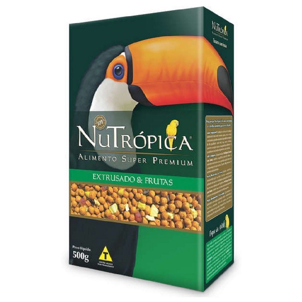 Ração Com Frutas Para Tucano 500g - Nutrópica